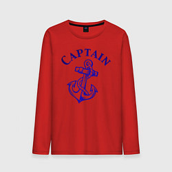 Мужской лонгслив Капитан бросил якорь