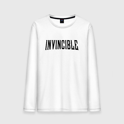 Мужской лонгслив НЕУЯЗВИМЫЙ INVINCIBLE / Белый – фото 1