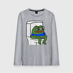 Мужской лонгслив Лягушонок пепе