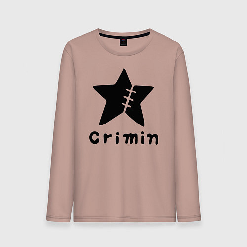 Мужской лонгслив Crimin бренд One Piece / Пыльно-розовый – фото 1