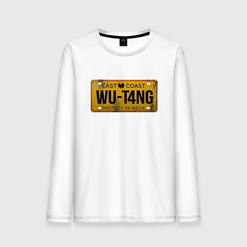 Мужской лонгслив Wu-Tang - East Coast / Белый – фото 1