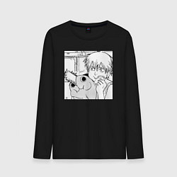 Мужской лонгслив Человек — бензопила