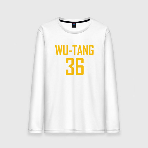 Мужской лонгслив Wu-Tang 36 / Белый – фото 1