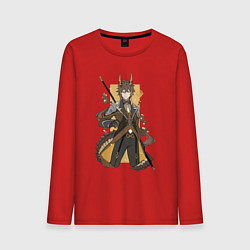 Мужской лонгслив Чжун Ли в деле