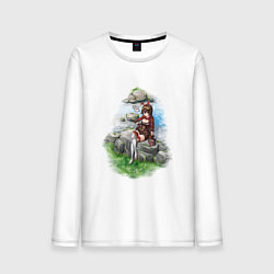 Мужской лонгслив Отдыхающая Эмбер