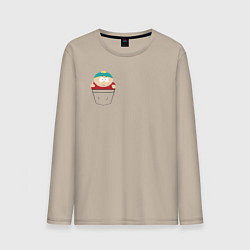 Мужской лонгслив Картман в кармане