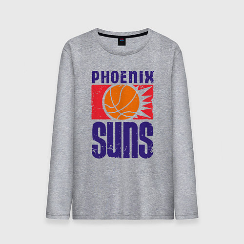 Мужской лонгслив Phoenix Suns / Меланж – фото 1