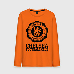 Лонгслив хлопковый мужской Chelsea FC: Emblem цвета оранжевый — фото 1