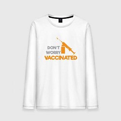 Мужской лонгслив Vaccinated