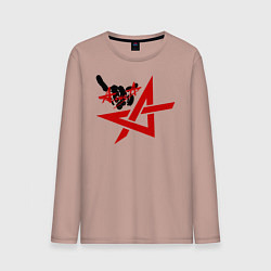 Мужской лонгслив Алиса коза