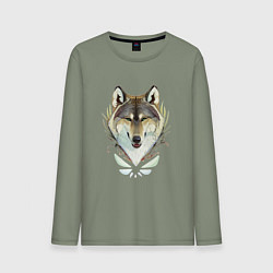 Мужской лонгслив Зимний хранитель