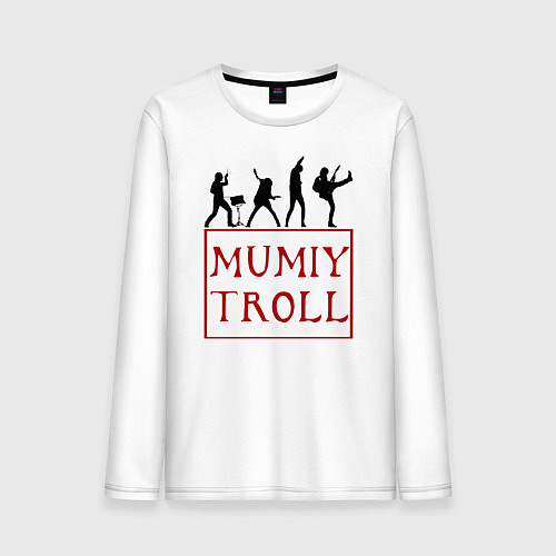 Мужской лонгслив Mumiy Troll Мумий Тролль / Белый – фото 1