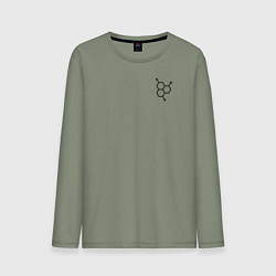 Мужской лонгслив Химия Органическая молекула