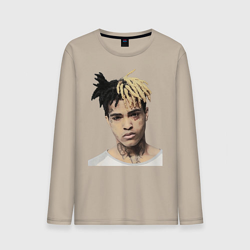 Мужской лонгслив Легенда американского рэпа / Миндальный – фото 1