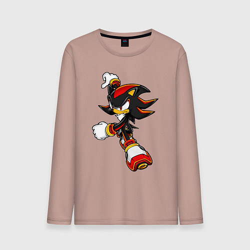 Мужской лонгслив SonicSW / Пыльно-розовый – фото 1