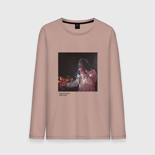 Мужской лонгслив Paul de Technoir / Пыльно-розовый – фото 1