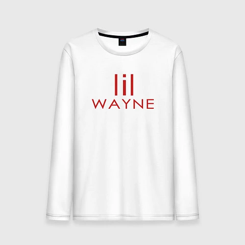Мужской лонгслив Lil Wayne / Белый – фото 1