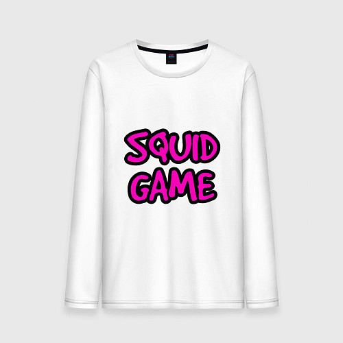 Мужской лонгслив Squid Game Pinker / Белый – фото 1