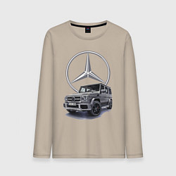 Мужской лонгслив Mercedes Gelendwagen G63 AMG G-class G400d