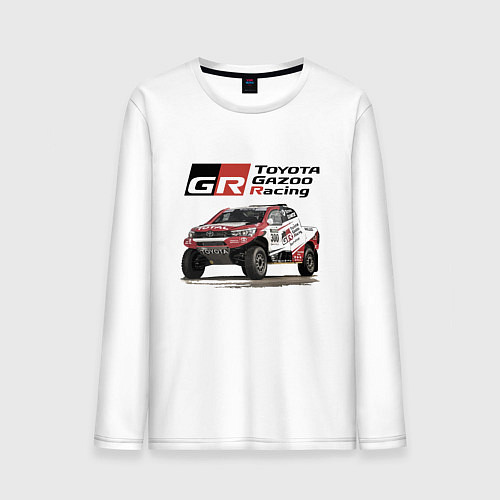 Мужской лонгслив Toyota Gazoo Racing Team, Finland Motorsport / Белый – фото 1