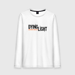 Мужской лонгслив DYING LIGHT GOOD NIGHT & GOOD LUCK LOGO