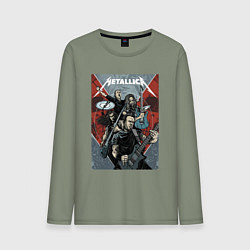 Мужской лонгслив Metallica - cool dudes!