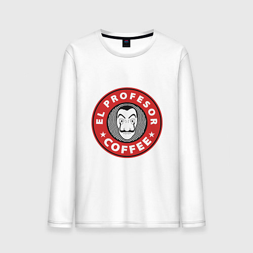 Мужской лонгслив El Professor / Белый – фото 1