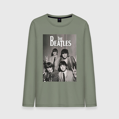 Мужской лонгслив Легендарные музыканты / Авокадо – фото 1