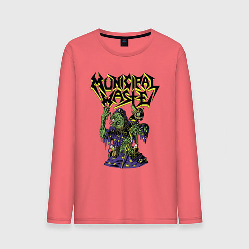 Мужской лонгслив Municipal Waste - a witchs Dream / Коралловый – фото 1
