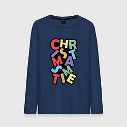 Мужской лонгслив Christmas Time Рождественское Время