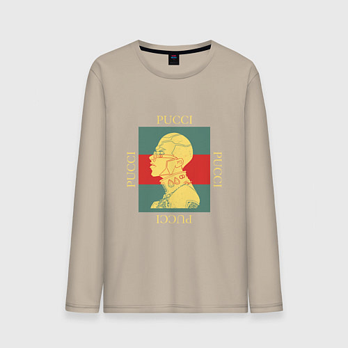 Мужской лонгслив PUCCI GOLD ПУЧЧИ ЗОЛОТО / Миндальный – фото 1