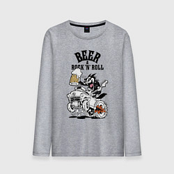 Мужской лонгслив Beer & RocknRoll