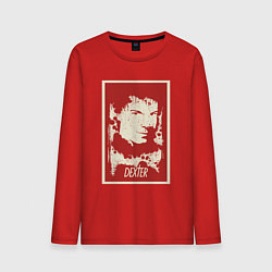 Лонгслив хлопковый мужской Dexter Killer, цвет: красный