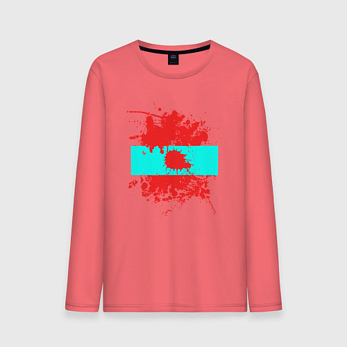 Мужской лонгслив Bloody Dexter / Коралловый – фото 1