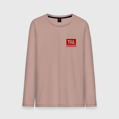 Мужской лонгслив TILL LINDEMANN NEW LOGO / Пыльно-розовый – фото 1