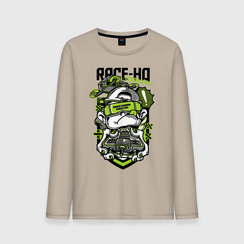 Мужской лонгслив Геймер / Миндальный – фото 1