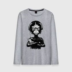 Мужской лонгслив Monkey Dj
