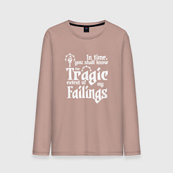 Мужской лонгслив DARKEST DUNGEON LOGO WHITE