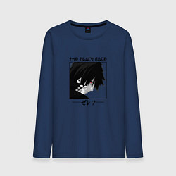 Лонгслив хлопковый мужской Хвост Феи Fairy Tail, Зереф Zeref, цвет: тёмно-синий