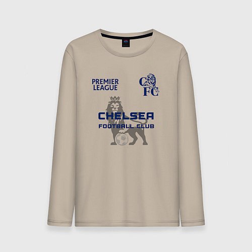 Мужской лонгслив CHELSEA F C ЧЕЛСИ Ф К / Миндальный – фото 1