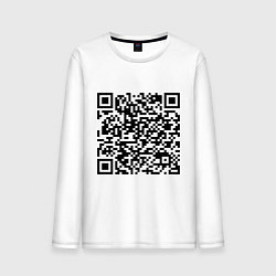 Мужской лонгслив QR-код Скала Джонсон