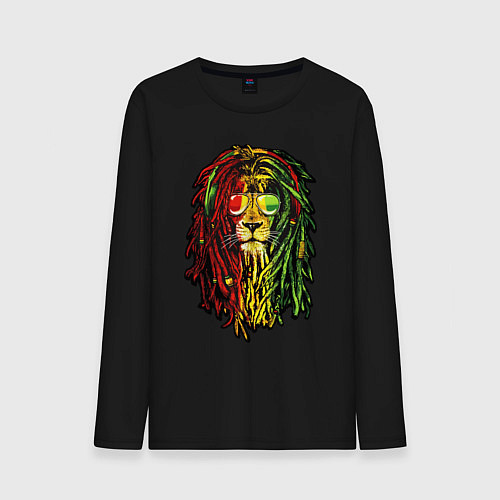 Мужской лонгслив Jam lioN / Черный – фото 1