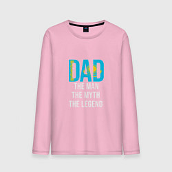Мужской лонгслив Kazakhstan Dad