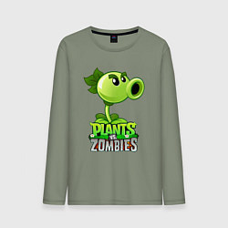 Мужской лонгслив Plants vs Zombies Горохострел