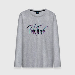 Лонгслив хлопковый мужской PINK FLOYD GLITCH ПИНК ФЛОЙД ГЛИТЧ, цвет: меланж
