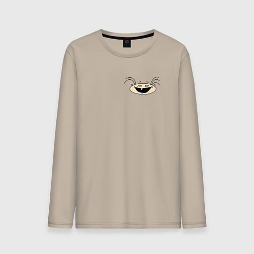 Мужской лонгслив ЛОГО Масяня / Миндальный – фото 1
