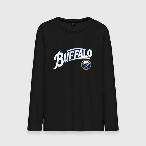 Мужской лонгслив Баффало Сейберз , Buffalo Sabres / Черный – фото 1