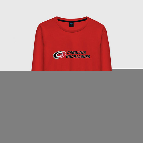 Мужской лонгслив Carolina Hurricanes Каролина Харрикейнз / Красный – фото 1