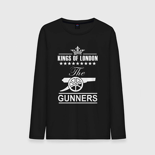 Мужской лонгслив Arsenal The king of London Арсенал / Черный – фото 1