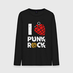 Мужской лонгслив I LOVE PUNK ROCK
